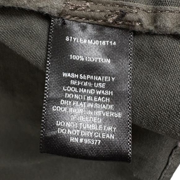 Sanctuary Denim Military Jacket Womens XS Embroidery Edgy Outdoor Utility Army - Picture 8 of 8